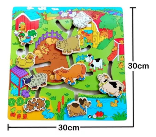 Didáticos Aprenda Brincando Animais Da Fazenda - Dm Toys Didáticos Aprenda Brincando Animais Da Fazenda - Dm Toys